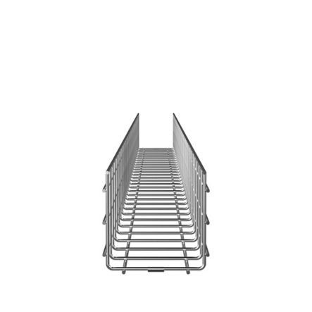 Panduit PWB6X6EZ | Wire Basket 6" H x 6" W, Electro Zinc