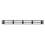 Panduit QPP48HDVNSBL | Quicknet Patch Panel, Flat, 48 Vertical Printed Ports, 1Ru