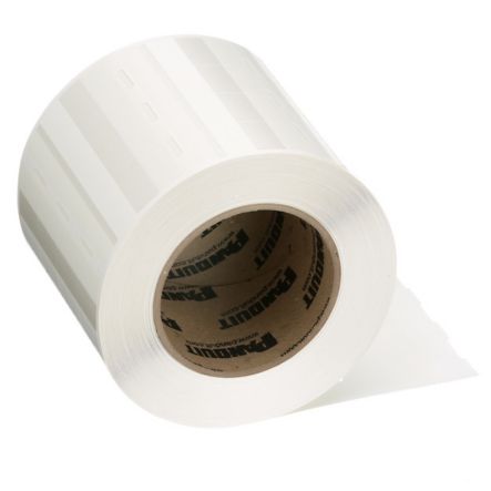 Panduit R100X150V1T | Turn-Tell R100X150V1T Turn-Tell, Vinyl, White, 2500 Lbls, TT, 1.5"x1", 0.5"