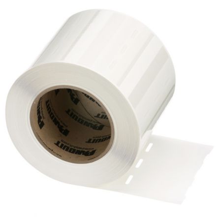 Panduit R100X150V1T | Turn-Tell R100X150V1T Turn-Tell, Vinyl, White, 2500 Lbls, TT, 1.5"x1", 0.5"