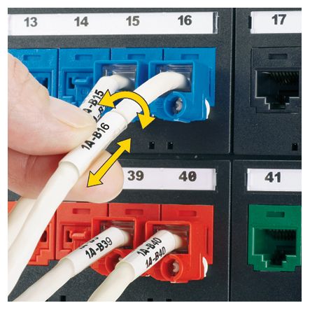 Panduit R100X150V8C | P1 R100X150V8C Turn-Tell Label