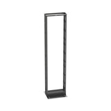 Panduit R2P6S | 2-Post Rack, 45Ru, 6 In. Deep, #12-24 Threaded E-Rails, Steel, Black