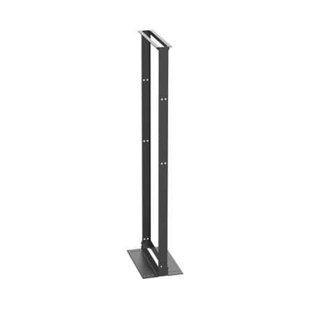Panduit R2P79 | 2-Post Rack, 42RU, #12-24 Threaded E-Rails, Aluminum, Black