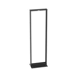Panduit R2P79 | 2-Post Rack, 42RU, #12-24 Threaded E-Rails, Aluminum, Black