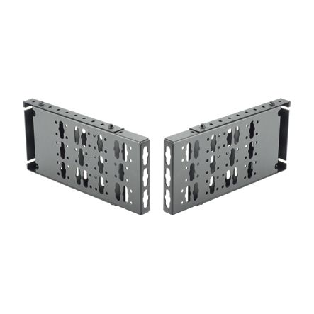 Panduit R2PPDUB | 2-Post Rack PDU Mounting Bracket Kit, Steel, Black