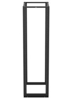 Panduit R4P | 4-Post Rack, 45RU, 30 in. Deep, #12-24 Threaded E-Rails, Black