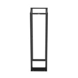 Panduit R4P23CN | 4-Post Rack, 45Ru, 23 In. Deep, Cage Nut E-Rails, Black