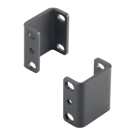 Panduit RSB1A | Rack Standoff Bracket, 1 RU, Steel, Black, 1.6" Depth