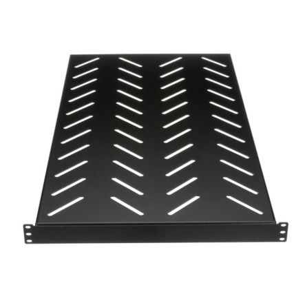 Panduit RSHLF | 4-Post Rack Shelf, 1 RU, Steel, Black, 30.5" Depth