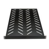 Panduit RSHLF | 4-Post Rack Shelf, 1 RU, Steel, Black, 30.5" Depth