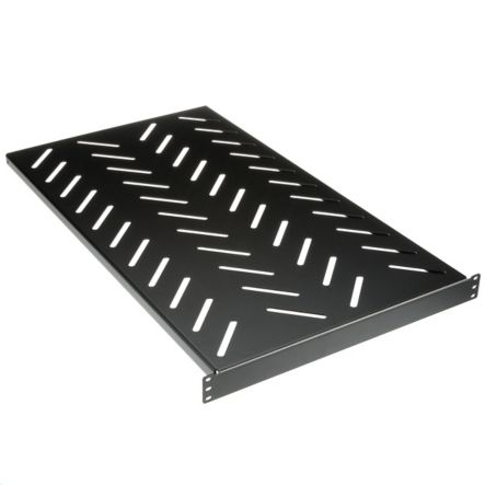 Panduit RSHLF | 4-Post Rack Shelf, 1 RU, Steel, Black, 30.5" Depth