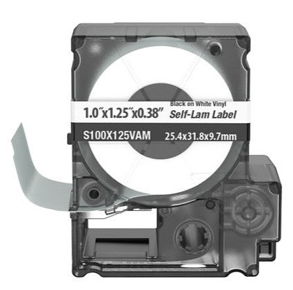 Panduit S100X125VAM | PXE Die-Cut Self-Laminating Label Cassette