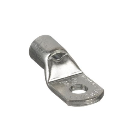 Panduit S2/0-56R-C | Tubular Ring Terminal, Non-Insulated, 2/0 AWG, 5/16"; Stud Size, Pack of 100