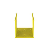 Panduit S4X4YL6NM | FiberRunner Solid Wall Channel, 4x4, Yellow