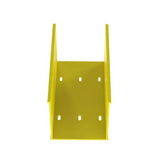 Panduit S4X4YL6NM | FiberRunner Solid Wall Channel, 4x4, Yellow