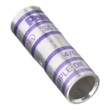 Panduit SCS4/0-X | Pan-Lug SCS4/0-X Comp. Splice, 4/0, Tin-Plated Copper, PK10