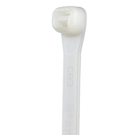 Panduit SG100M-C | Cable Tie, SG Series, 4.2";L (106mm), Miniature, Nylon, Natural, Pack of 100