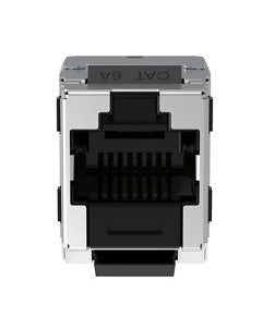 Panduit SKJ6X88BL | Shielded Keystone RJ45 Jack Module, Cat 6A, Black
