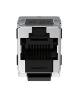 Panduit SKJ6X88BL | Shielded Keystone RJ45 Jack Module, Cat 6A, Black