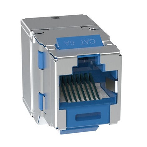 Panduit SKJ6X88BU | Shielded Keystone Category 6A RJ45 Punchdown Jack Module