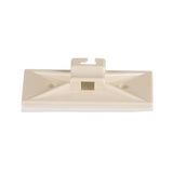 Panduit SMS-A-D15 | Sms-A-D15 Cable Tie Mount, Ivory, Abs, Rubber Adh., 2.06X1.04", Pk500