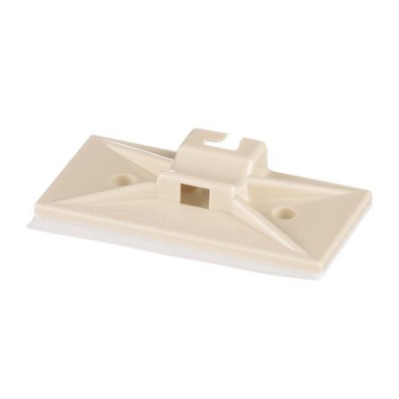 Panduit SMS-A-D15 | Sms-A-D15 Cable Tie Mount, Ivory, Abs, Rubber Adh., 2.06X1.04", Pk500