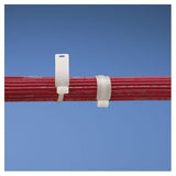 Panduit SSM2S-C | Pan-Ty SSM2S-C Sta-Strap Marker Cable Tie, PA6.6, 6.7"L, 50lb, PK100