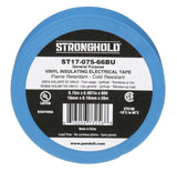 Panduit ST17-075-66BU | StrongHold Electrical Tape, Blue, PVC, Gen Purpose, 0.75", 0.007"