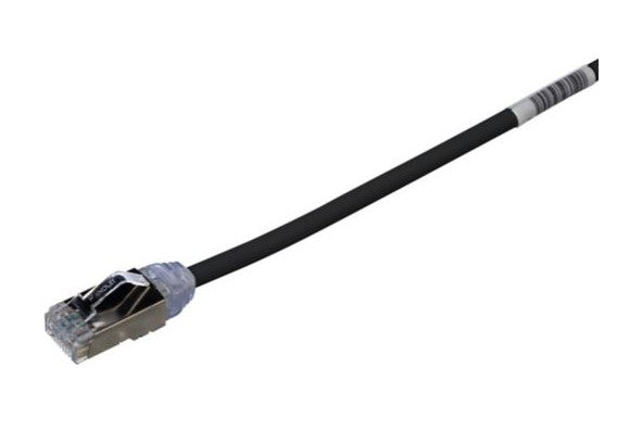 Panduit STP28X1MBL | Cat 6A 28 AWG Shielded Patch Cord, 1 M, Black