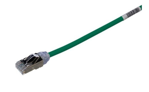 Panduit STP28X1MGR | Cat 6A 28 AWG Shielded Patch Cord, 1m, Green