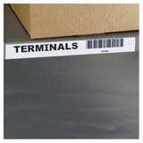 Panduit T038X000VPC-BK P1 Cassette, Continuous Tape, Vinyl, .38"; W x 25’; L, White/Black