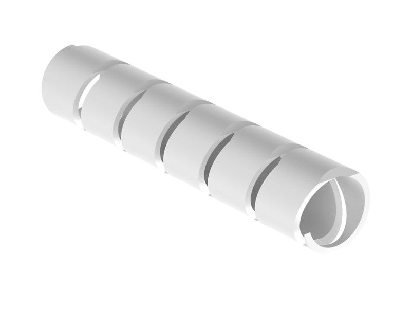 Panduit T25F-C10 | Spiral Wrap, White, PE, 0.1875" Min Dia., PK1