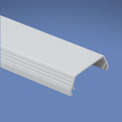 Panduit T45CWH8 | Surface Raceway, T-45 Power Rated Cover 8 ft, White