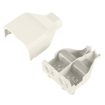 Panduit T45EEWH | T-45 Entrance End Fitting, White