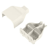 Panduit T45EEWH | T-45 Entrance End Fitting, White