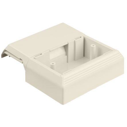 Panduit T45WCIW | T-45 Offset Box for Screw-on Faceplates, Off White