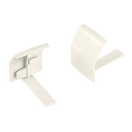 Panduit T70BCWH-X T-70 Base Coupler Fitting, White, Pack of 10