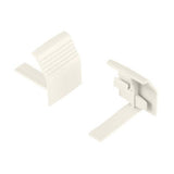 Panduit T70BCWH-X T-70 Base Coupler Fitting, White, Pack of 10