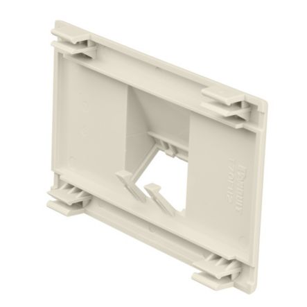 Panduit T70FH2IW | Snap-on Horizontal Sloped Communication Faceplate, 2 Position, Off White
