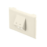 Panduit T70FH2IW | Snap-on Horizontal Sloped Communication Faceplate, 2 Position, Off White