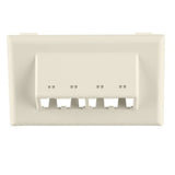 Panduit T70FH4IW | Snap-on Horizontal Sloped Communication Faceplate, 4 Position, Off White