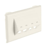 Panduit T70FH4WH | Surface Raceway, T-70 Hz,Slp, 4 Pt, Mini-Com Facplt, White