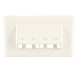 Panduit T70FH4WH | Surface Raceway, T-70 Hz,Slp, 4 Pt, Mini-Com Facplt, White