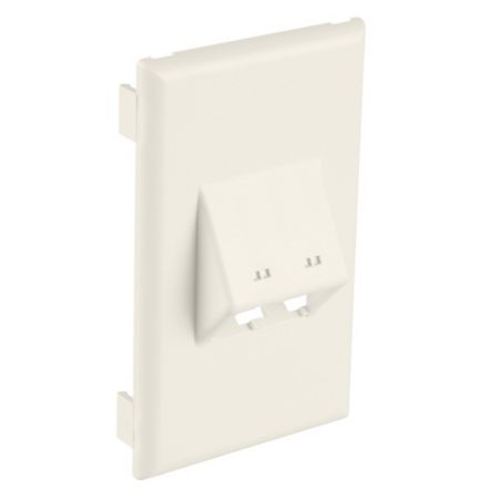Panduit T70FV2WH | Surface Raceway, T-70 Vert, Slp, 2 Pt, Mini-Com Facplt, White