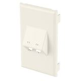 Panduit T70FV2WH | Surface Raceway, T-70 Vert, Slp, 2 Pt, Mini-Com Facplt, White