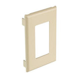 Panduit T70PGEI | Single Gang Snap-on Rectangular Electrical/Communication Faceplate, Electric Ivory