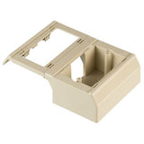 Panduit T70WC2EI | Surface Raceway, T-70 Offset Box, for Snap-on Facplt, Elec Ivory