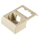 Panduit T70WC2EI | Surface Raceway, T-70 Offset Box, for Snap-on Facplt, Elec Ivory