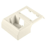 Panduit T70WC2IW T-70 Workstation Outlet Center for Snap-on Faceplates, Off White