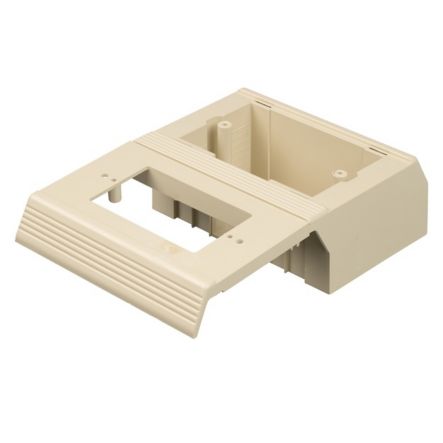 Panduit T70WCEI T-70 Workstation Outlet Center for Screw-on Faceplates, Electric Ivory